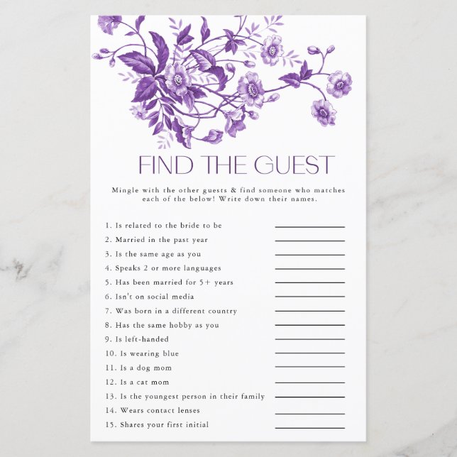 Jogo de Noiva Convidada com Estampa Floral Toile F (Frente)