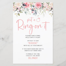 Jogo de Noivado - Ponha um Anel Nela