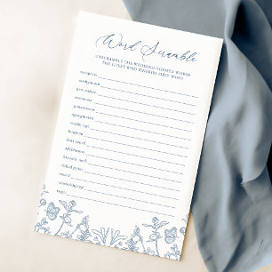 Jogo de Palavra Bridal da Chinoiserie Francesa