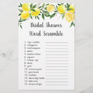 Jogo de Palavra Bridal Dourada Lemon Greenere