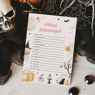 Jogo de Palavra de Boas-Palavras do Halloween