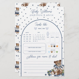 Jogo de Previsão de Bebê Bebê Azul com Amoreira Az