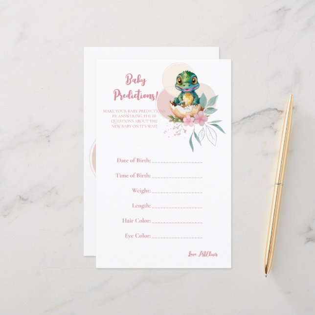 Jogo de Previsão Floral de Hatching - Alligador de (Frente/Verso In Situ)