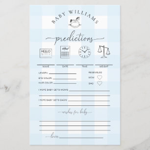 Jogo de Previsões de Bebê de Cavalo Rochoso Blue G