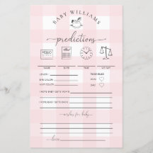 Jogo de Previsões para Bebê com Cavalo de Balanço