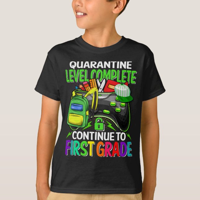 Jogo De Primeiro Ano De Volta À Camisa De T-Shirt  (Frente)