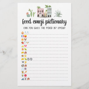 Jogo de Quiz de Pictionary de Emoji de Comida com