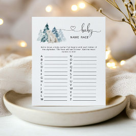 Jogo de raça Bebê do urso Polar