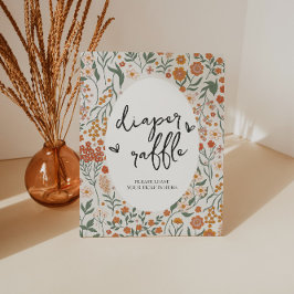 Jogo de Raffle da Fralda de Flor Selvagem