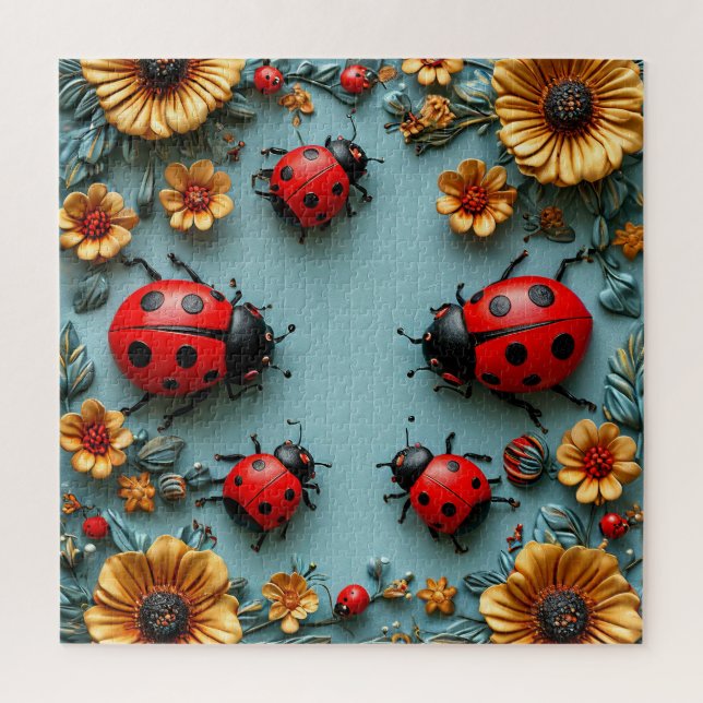 Jogo de Tabuleiro Quebra-Cabeça Jardim de Flores d (Vertical)
