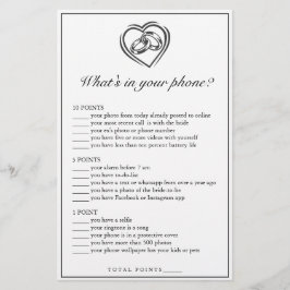 Jogo de Telefone do Chá de panela Branco Minimalis