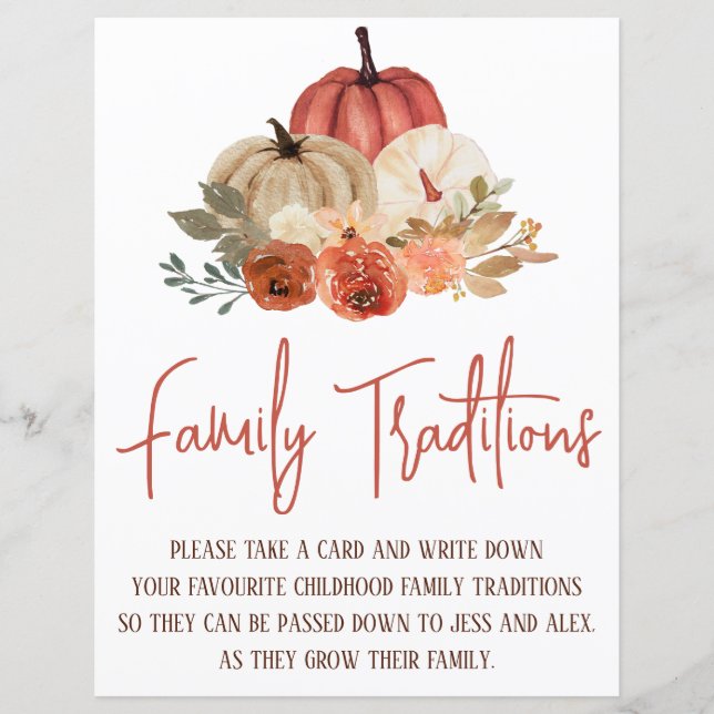 Jogo de Tradição Familiar de Ação de Graças, Chá d (Frente)