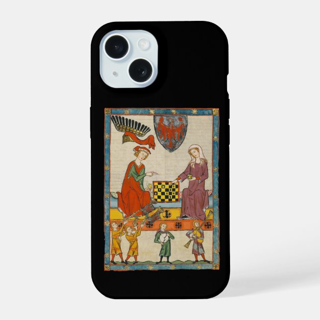 Jogo de Xadrez Codex Manesse Século XIV (Verso)