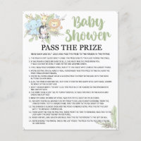 Jogo do BabyShower/Outro Jogo nas costas