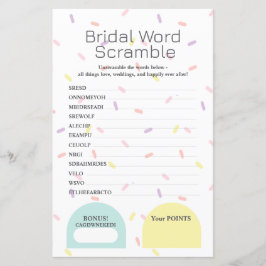 Jogo do Bridal Word Scramble