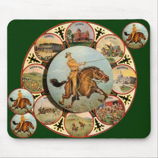 Jogo do cavaleiro áspero - Mousepad