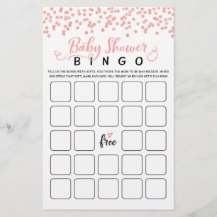 jogo do chá de fraldas Bingo Chá de fraldas Part