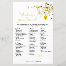 Jogo do Chá de fraldas das abelhas - O que há na s