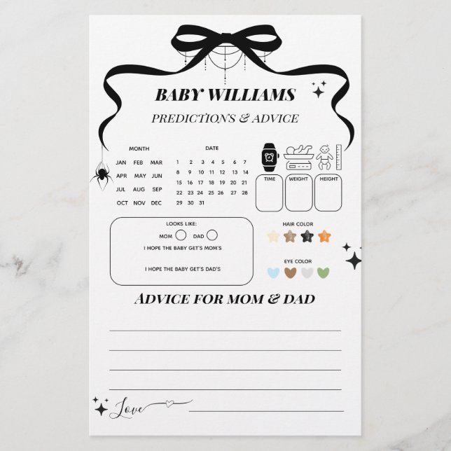 Jogo do Chá de fraldas de Halloween do pequeno Boo (Frente)