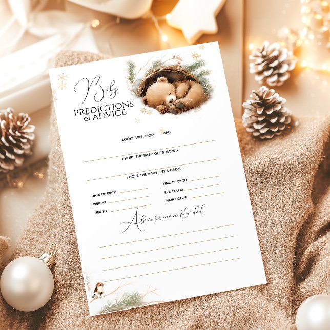 Jogo do Chá de fraldas de inverno do Urso da Madei (Criador carregado)