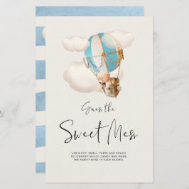 Jogo Do Chá de fraldas Do Urso - Adivinha O Sinal