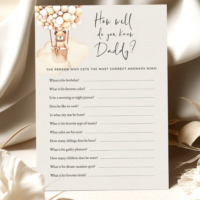 Jogo Do Chá de fraldas Do Urso Como Você Conhece P (Criador carregado)