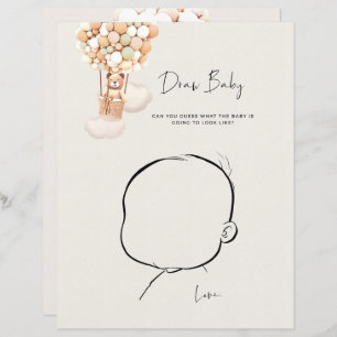 Jogo do Chá de fraldas do urso - Desenhar