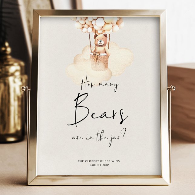 Jogo do Chá de fraldas do Urso Quantos Ursos (Criador carregado)