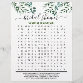 Jogo do chá de fraldas Eucalyptus 2 Sided