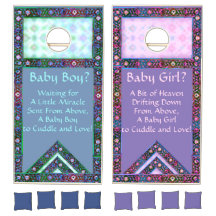 Jogo do chá de fraldas! Menino ou menina?