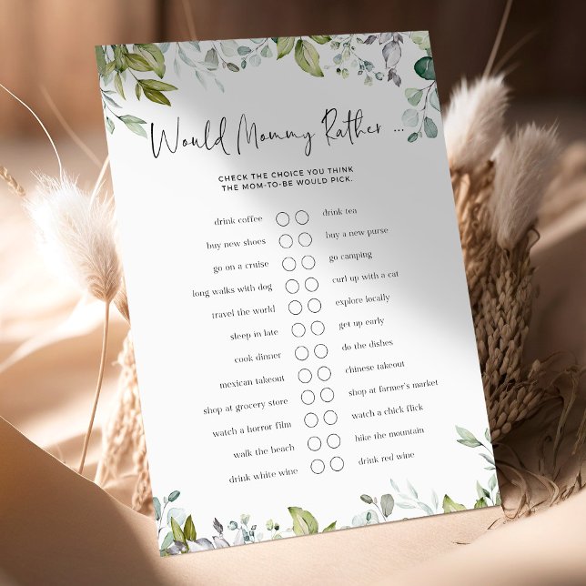 Jogo do Chá de fraldas Verde - A Preferencialmente (Criador carregado)