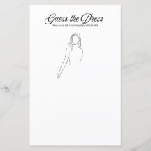 Jogo do chá de panela: Adivinha o Vestido