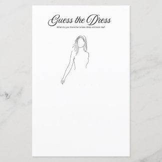 Jogo do chá de panela: Adivinha o Vestido