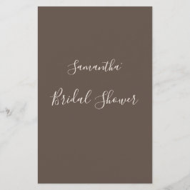 Jogo do Chá de panela Brown moderno e elegante