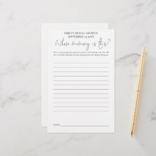 Jogo do chá de panela cuja memória Texto preto é b