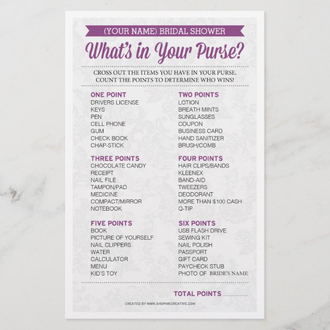 Jogo do chá de panela / Personalizado / Raid com b (Frente)