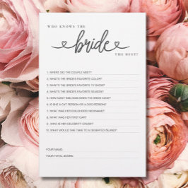 Jogo do chá de panela que conhece a noiva do melho