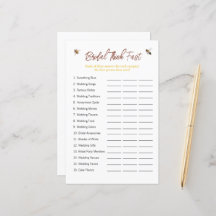 Jogo do Chá de panela "Think Fast"