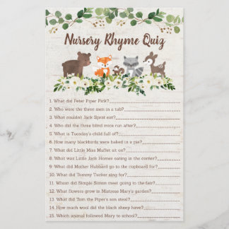 Jogo do Chá Rhyme Rhyme para Enfermeiro Floral da