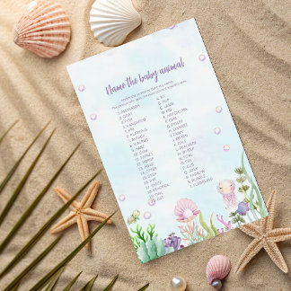 Jogo do nome do bebê submarino