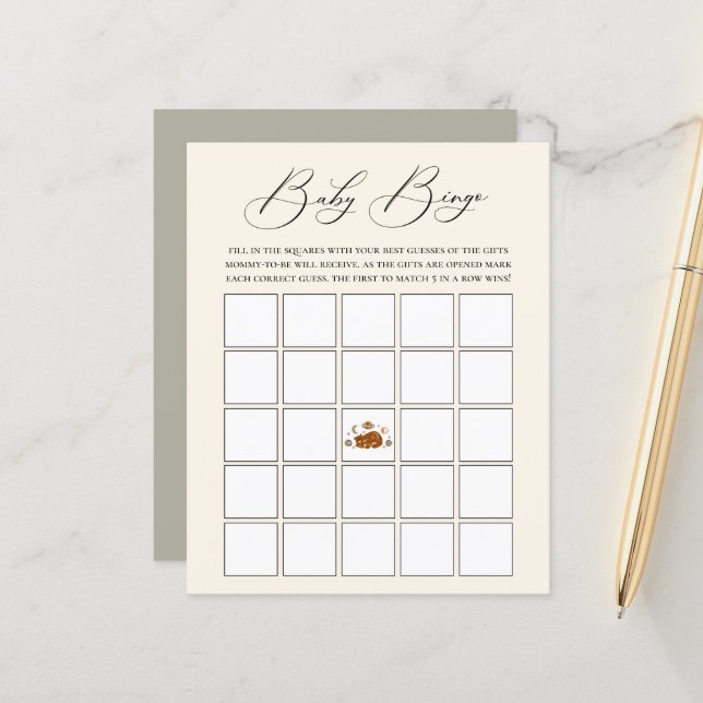 Jogo do Tema do Urso Celestial (Frente/Verso In Situ)