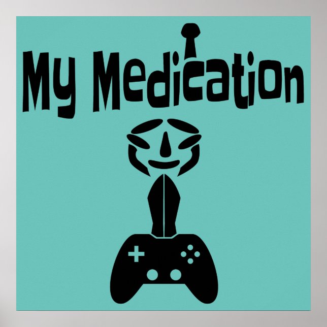 jogo é meu poster de meditação (Frente)