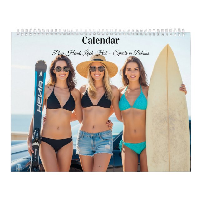 Jogo Em Curso, Bikinis Em - Calendário De Bikini E (Capa)