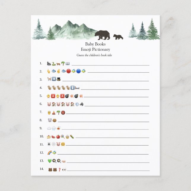 Jogo Emoji de Livros Bebês (Frente)