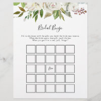 Jogo Floral Bridal Bridal de Peony White Winter
