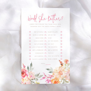 Jogo Floral 'Would She Rather' para Chá de Noiva