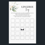 Jogo Lingerie Greenery Bingo chá de panela<br><div class="desc">Jogo Lingerie Greenery Bingo chá de panela</div>