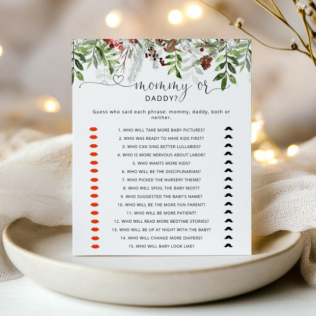 Jogo mamãe verde ou chá de fraldas (Criador carregado)