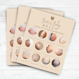 Jogo Minimalista de Chuvinha de Bebê: Cerveja ou B