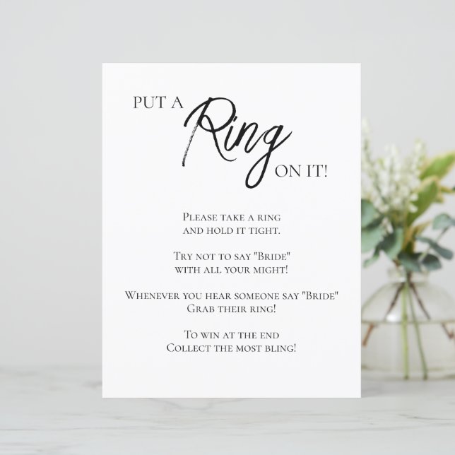 Jogo Mínimo de Anel de Chá de panela (Em pé/Frente)